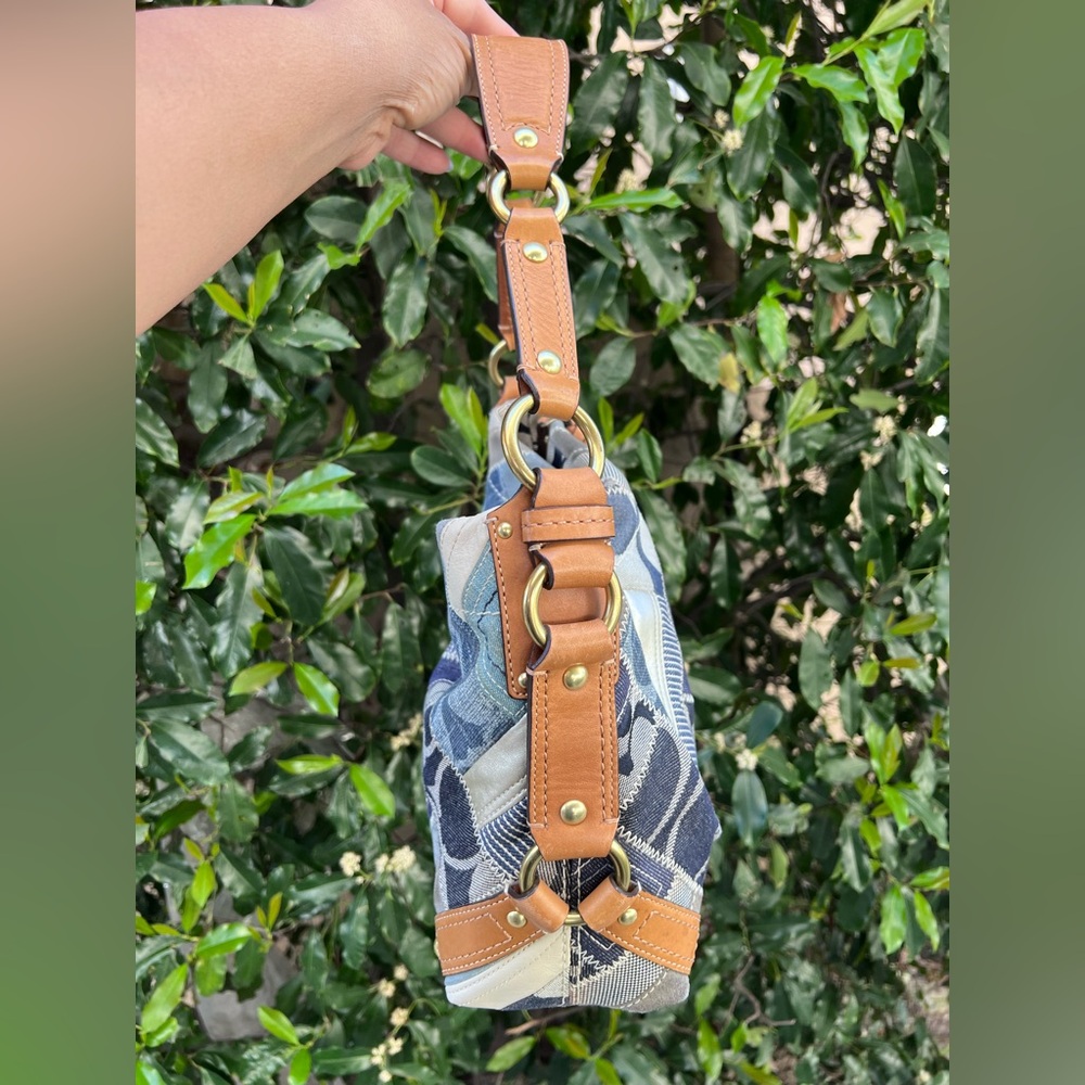 Coach 2008 Carly Patchwork denim - image 5